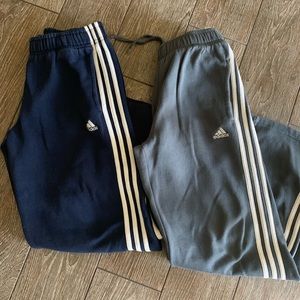 adidas Bottoms - Boys navy and grey sweats adidas Bottoms - Boys navy and grey sweats